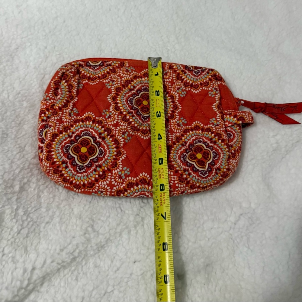 Vera Bradley Small Cosmetic Pouch Paprika Paisley - Picture 5 of 6